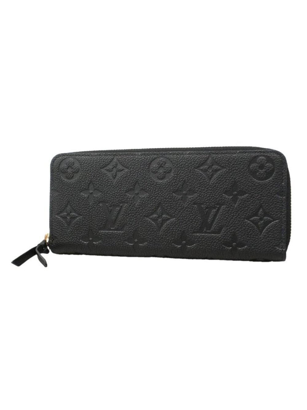 Louis Vuitton Wallet Monogram Empreinte Portefeuille Clemence Noir